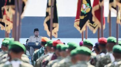 Arahan Prabowo soal Suku Dayak Jadi Prajurit TNI