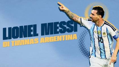 INFOGRAFIS: Akhir Perjalanan Luar Biasa Messi di Timnas Argentina