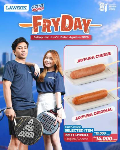 Promo Fryday di Lawson Jumat Ini, Beli 1 Tusuk Jayfura Cuma Rp 14.000