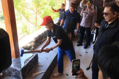 Gubernur Bali bongkar vila ilegal di kawasan hutan Buleleng