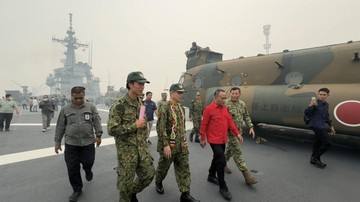 Kapal Jepang Bawa 3 Heli Chinook Tiba di Kalbar, Siap Bantu Atasi Karhutla