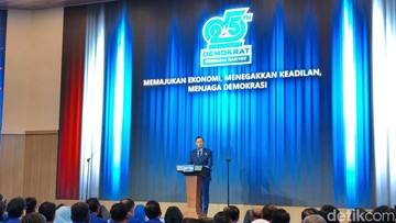HUT ke-25 Demokrat, AHY Instruksikan Kader Tak Abai Kondisi Nyata Rakyat