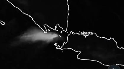 Krakatau Meletus Tertangkap Satelit, Diduga Tembus Lapisan Tropopause