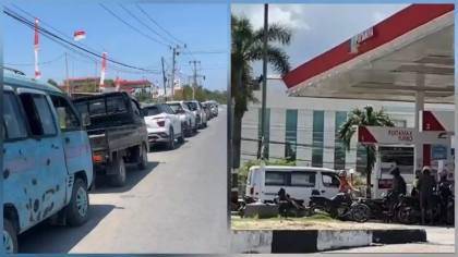 Antrean Pertalite Kian Mengular di Kendari Sulawesi Tenggara, Keluh Kesah Warga, Dugaan Penyebab