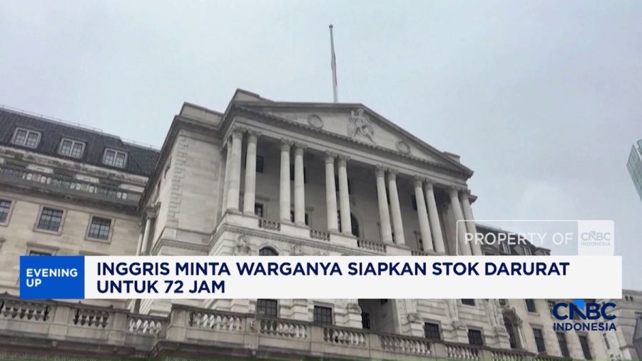 Video: Inggris Minta Warganya Siapkan Stok Darurat Untuk 72 Jam
