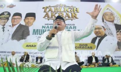 Hadirkan 10.000 Peserta, SHOBAT Gelar Tabligh Akbar Maulid Nabi Muhammad di GOR Ciracas