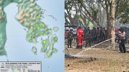 130 Titik Panas Karhutla Terdeteksi di 14 Kabupaten Sulawesi Tenggara, Konawe Terbanyak