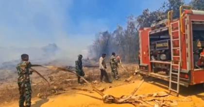 Waspada, Efek Kemarau Sudah Terasa di Sultra: Kebakaran Lahan Landa Kolaka dan Baubau