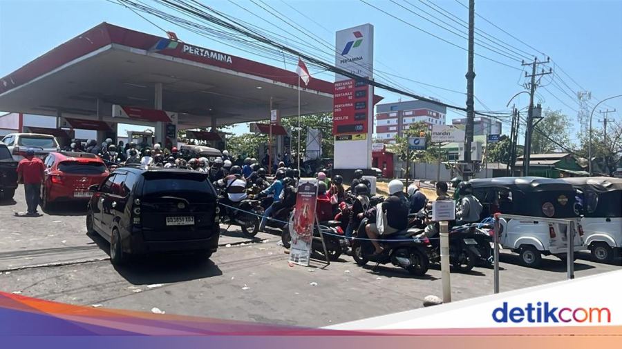 Antrean BBM Pelat Ganjil Genap Mulai Berlaku di Makassar, Begini Aturannya