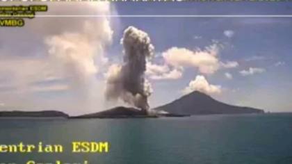 Dentuman Keras Iringi Erupsi Gunung Anak Krakatau, Begini Penjelasan BNPB