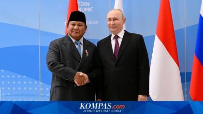 Prabowo Ajak Pengusaha Rusia Investasi di RI: Datanglah ke Indonesia, Bangun Industri Bersama