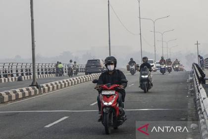 BNPB ingatkan warga di wilayah terdampak karhutla gunakan masker