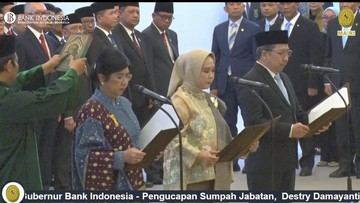 Destry Damayanti Resmi Dilantik Jadi Gubernur BI