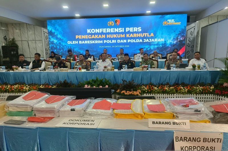 Bareskrim: Empat korporasi bermodal asing jadi tersangka Karhutla