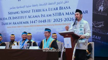 Lantik Dai ke Pelosok Nusantara, Pemimpin Wahdah Islamiyah: “Bantu Rakyat Atasi Stunting dan Ekonomi!”