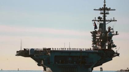 Kapal Induk AS Rehat di Thailand Usai Berlayar 250 Hari dan Terlibat Perang Iran