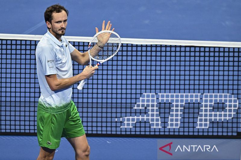 Medvedev awali US Open dengan kemenangan, Ruud dan Cilic mundur
