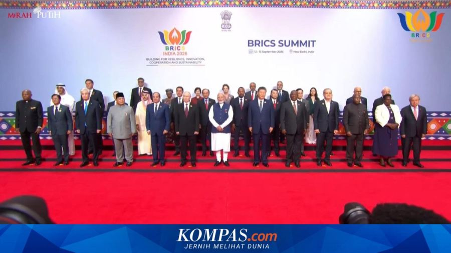 Prabowo Hadiri Sesi Terbuka BRICS, Duduk di Sebelah Presiden Mesir dan Kazakstan