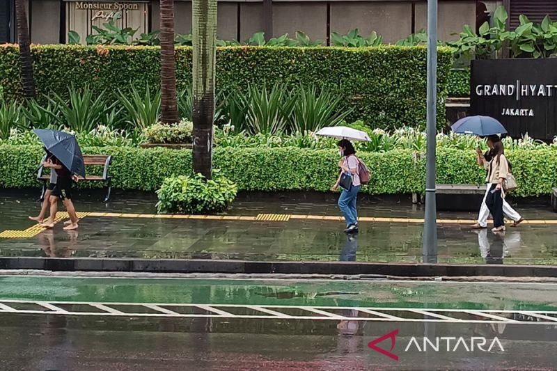 Selasa, BMKG prakirakan sebagian wilayah DKI diguyur hujan