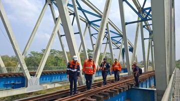21 Perjalanan KA Daop Purwokerto Dihentikan saat Gempa M 5,4 Cilacap