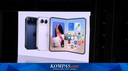 iPhone Duo Resmi Meluncur, HP Lipat Pertama Buatan Apple