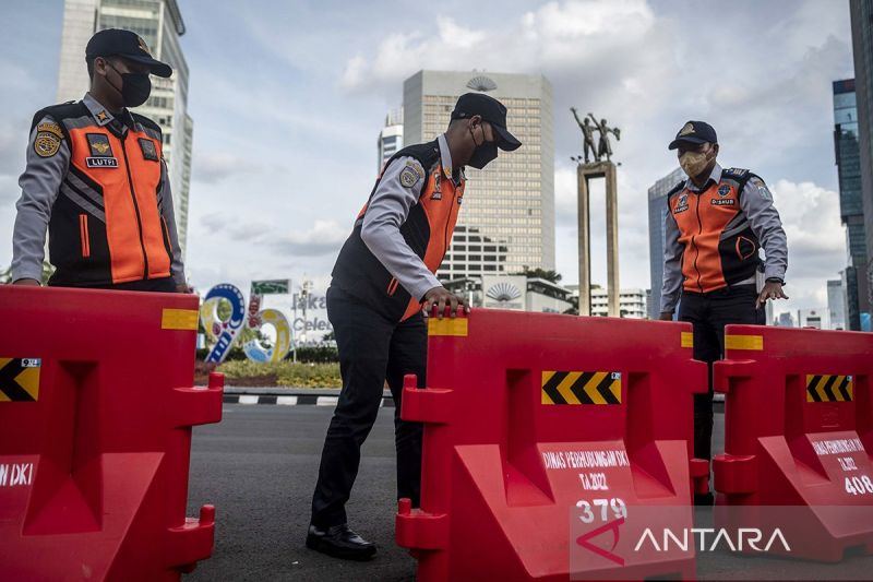 Ada unjuk rasa, Dishub DKI lakukan rekayasa lalin di beberapa titik