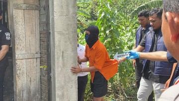 Aan Pembunuh Sekeluarga di Palu Jalani Prarekonstruksi Usai Ditangkap