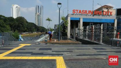KAI Targetkan Travelator Stasiun Karet-BNI City Rampung Akhir 2026