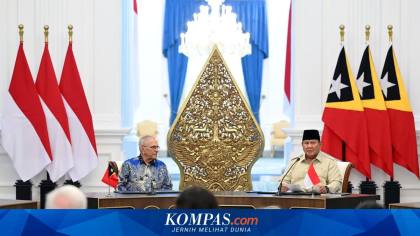 Prabowo dan Ramos-Horta Bahas Penguatan Kerja Sama, Termasuk Kolaborasi Riset