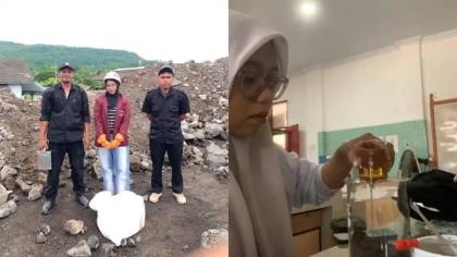 Mahasiswa USN Kolaka Teliti Pemisahan Aspal Alam Buton Pakai SLS dan Solar di Lab Terpadu