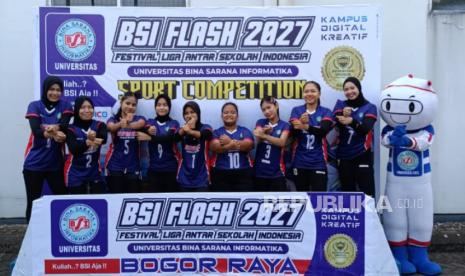 SMAN 6 Cibinong Raih Runner-Up Voli Putri BSI Flash 2027 Bogor Raya