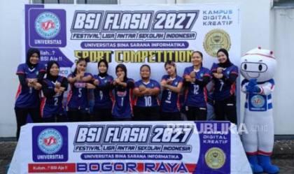 SMAN 6 Cibinong Raih Runner-Up Voli Putri BSI Flash 2027 Bogor Raya