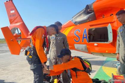 Basarnas kerahkan 1 helikopter dan 4 kapal tangani insiden Kapal Virgo