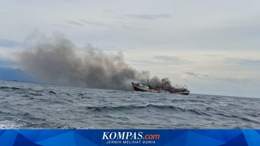 Kapal Pembawa Bahan Kimia Terbakar di Perairan Sultra, 2 ABK Tewas dan Muatan Tumpah ke Laut