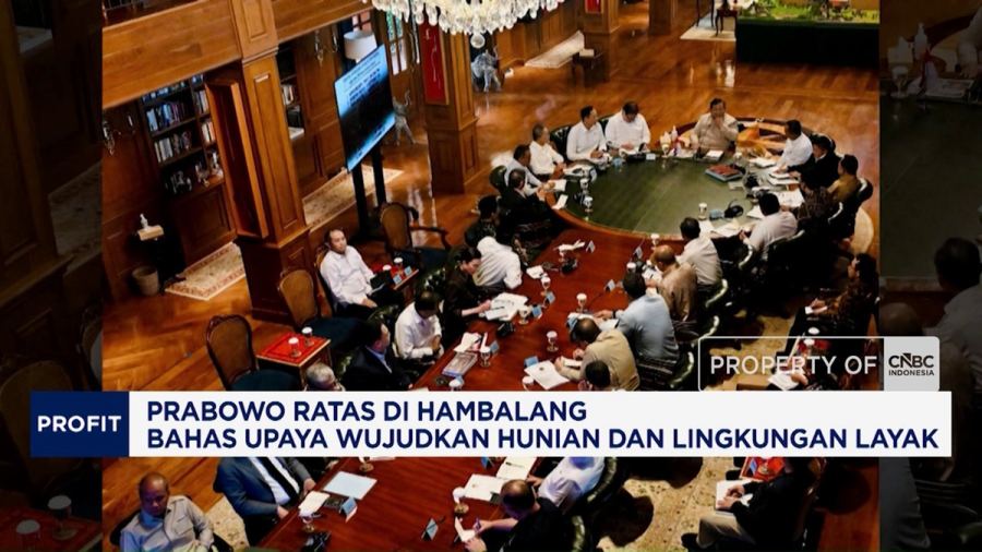 Prabowo Ratas di Hambalang Bahas Wujudkan Hunian dan Lingkungan Layak
