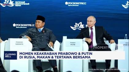 Momen Keakraban Prabowo dan Putin di Rusia, Makan dan Tertawa Bersama