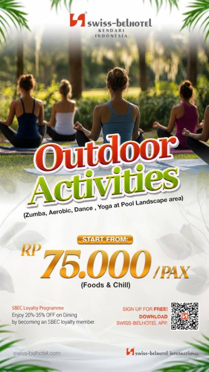 Swiss-Belhotel Kendari Hadirkan Outdoor Activities, Mulai Rp75 Ribu per Pax