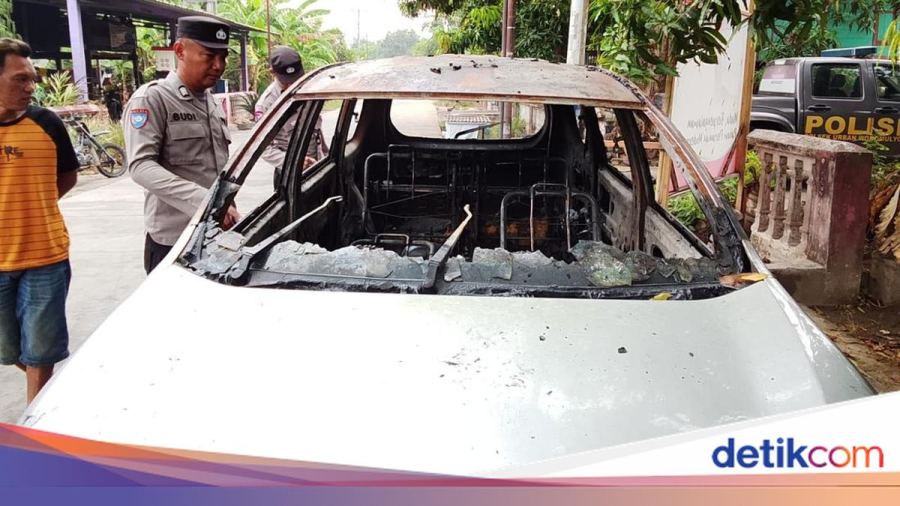 Avanza di Polman Terbakar Saat Diperbaiki, Pemilik Terluka