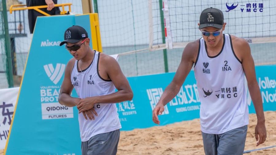 Timnas Voli Pantai Indonesia Terhenti di 8 Besar AVCBeachContinental