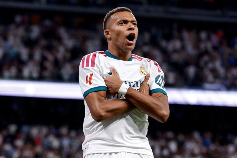 Kylian Mbappe hattrick, Real Madrid menang 4-1 atas Real Sociedad