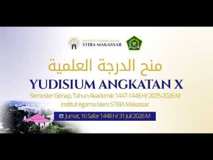 LIVE - YUDISIUM ANGKATAN X IAI STIBA MAKASSAR