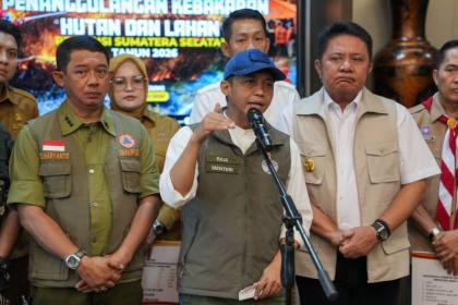 Menhut: Penanganan karhutla terus dilanjutkan, titik panas menurun