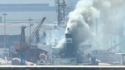 Kapal Kargo China Terbakar, 25 Orang Meninggal