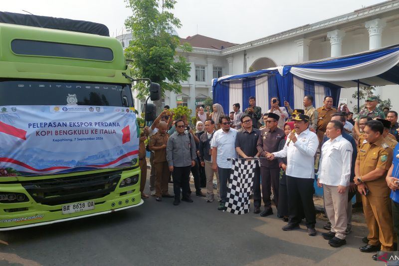 Bengkulu ekspor perdana 19,2 ton kopi ke Italia