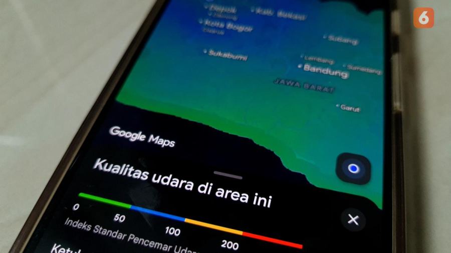 Cara Cek Kualitas Udara Imbas Abu Anak Krakatau via Google Maps