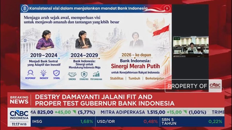 Video: Strategi Kebijakan Destry Damayanti Jika Jadi Gubernur BI