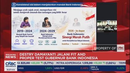 Video: Strategi Kebijakan Destry Damayanti Jika Jadi Gubernur BI