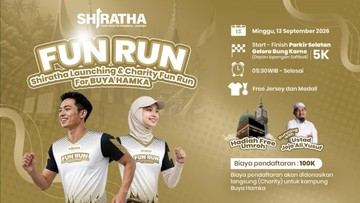 Ikut Charity Fun Run Ini Bisa Dapat Jersey, Medali, Kesempatan Umroh Gratis