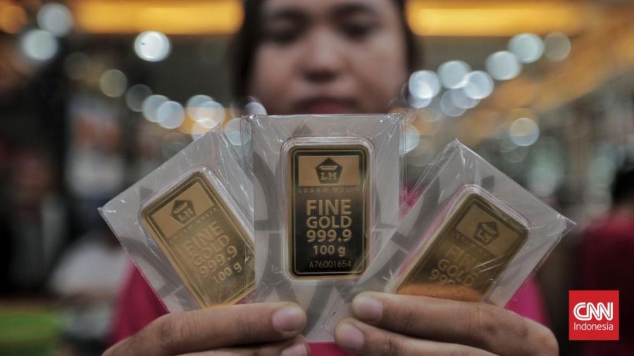 Harga Emas Antam Turun Rp3 Ribu Jadi Rp2,637 Juta per Gram