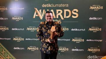 Pemprov Sumut Raih detikSumatera Awards, Gubsu Komitmen Tingkatkan Pelayanan
